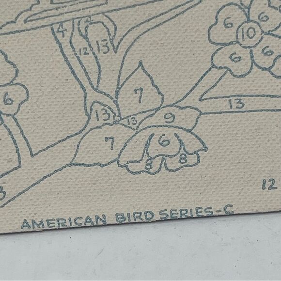 Vintage Hasbro Framed Paint by Number American Bird Series set of 4 - Picture 6 of 13